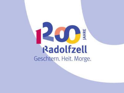 Radolfzell Logo: 1200 Jahre Radolfzell – Jubiläumsfeier.